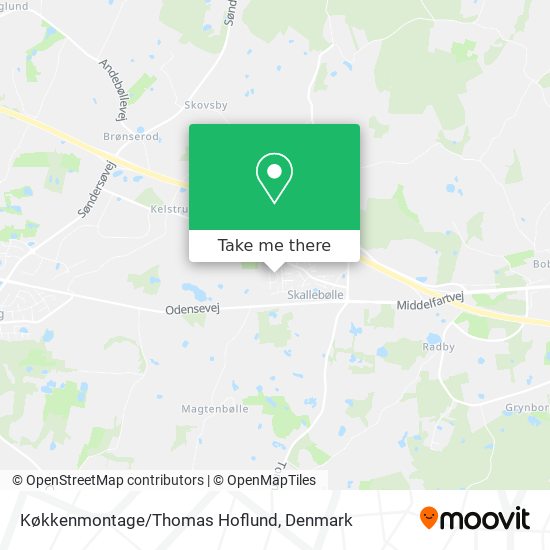 Køkkenmontage/Thomas Hoflund map