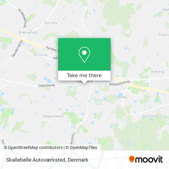 Skallebølle Autoværksted map