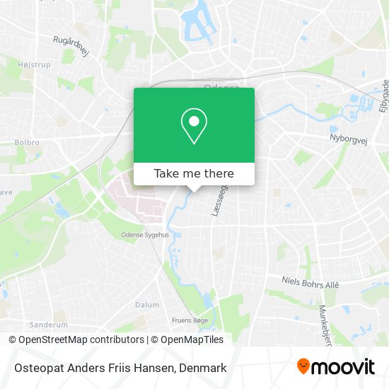 Osteopat Anders Friis Hansen map