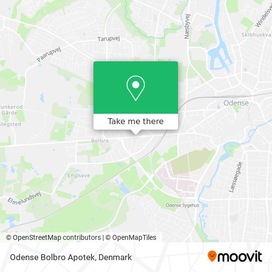 Odense Bolbro Apotek map