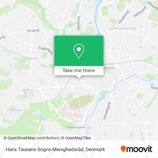 Hans Tausens Sogns Menighedsråd map