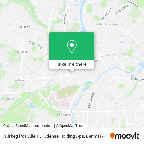 Kirkegårds Alle 15, Odense Holding Aps map