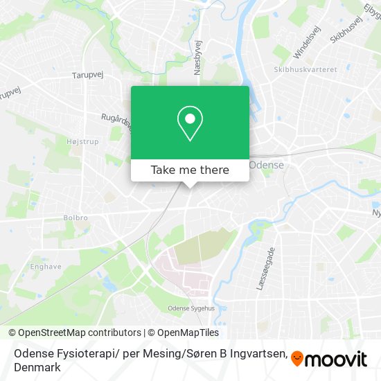 Odense Fysioterapi/ per Mesing / Søren B Ingvartsen map