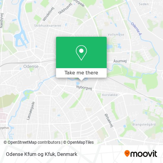 Odense Kfum og Kfuk map