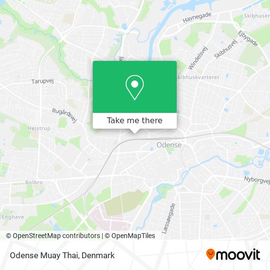 Odense Muay Thai map