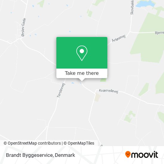 Brandt Byggeservice map