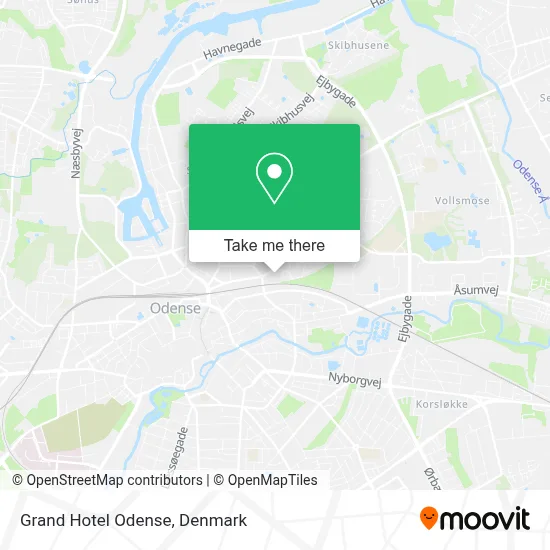 Grand Hotel Odense map