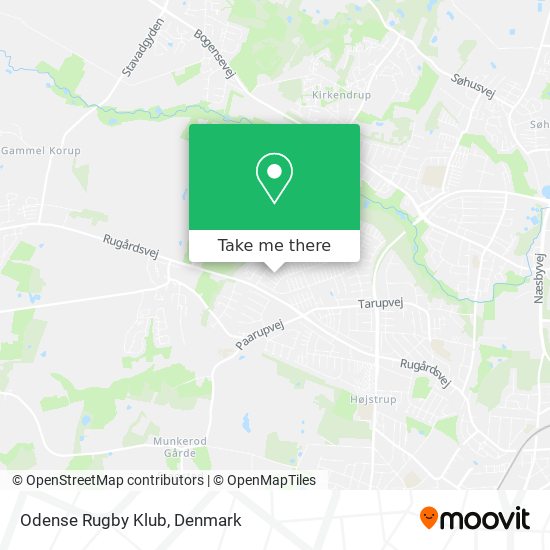 Odense Rugby Klub map