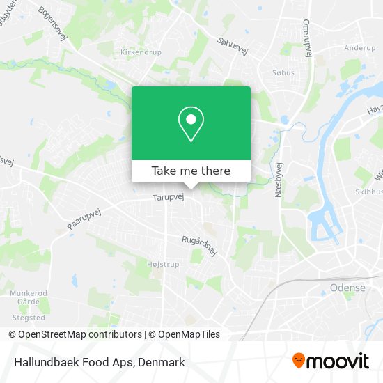 Hallundbaek Food Aps map