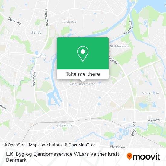 L.K. Byg-og Ejendomsservice V / Lars Valther Kraft map