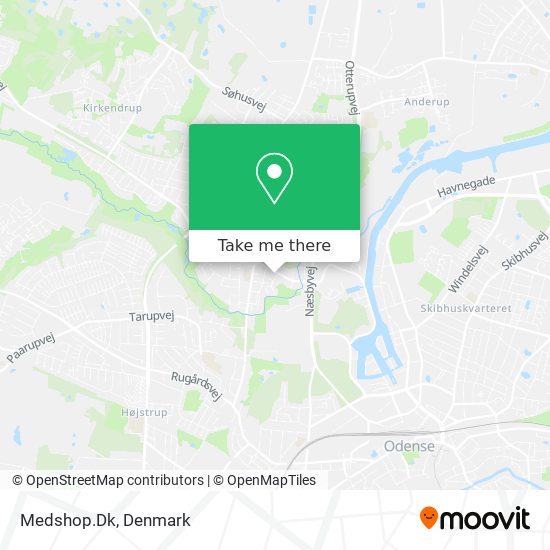 Medshop.Dk map