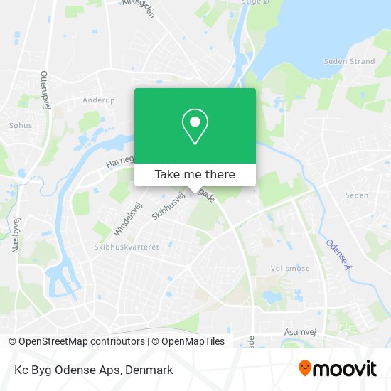 Kc Byg Odense Aps map