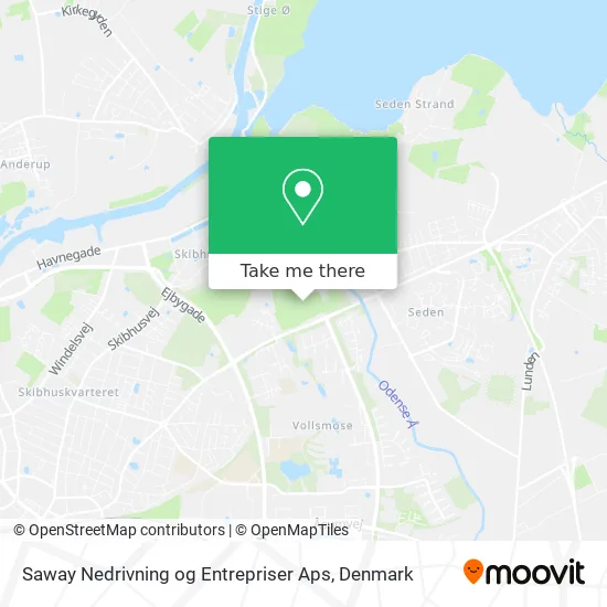 Saway Nedrivning og Entrepriser Aps map