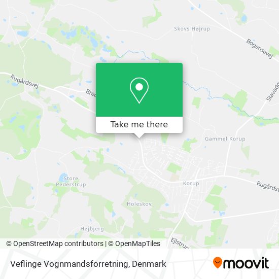 Veflinge Vognmandsforretning map