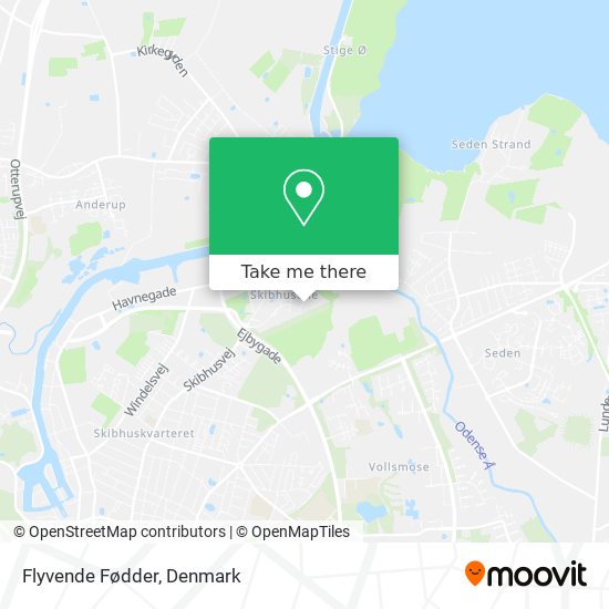 Flyvende Fødder map