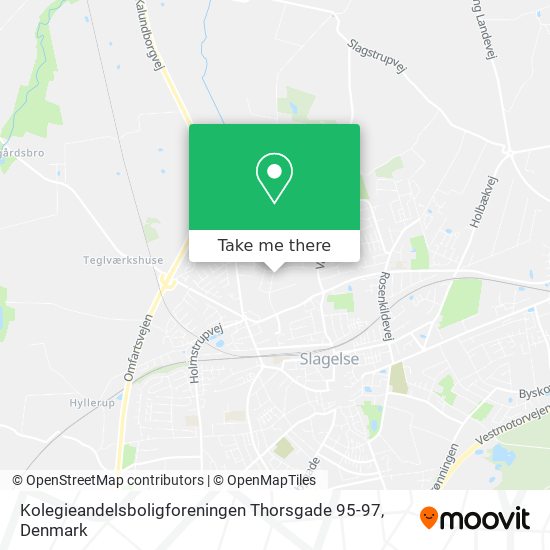 Kolegieandelsboligforeningen Thorsgade 95-97 map