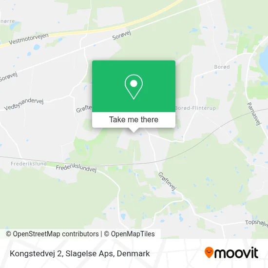 Kongstedvej 2, Slagelse Aps map