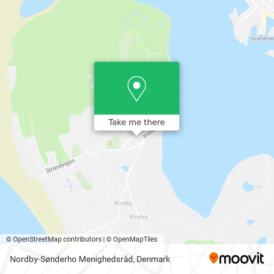 Nordby-Sønderho Menighedsråd map