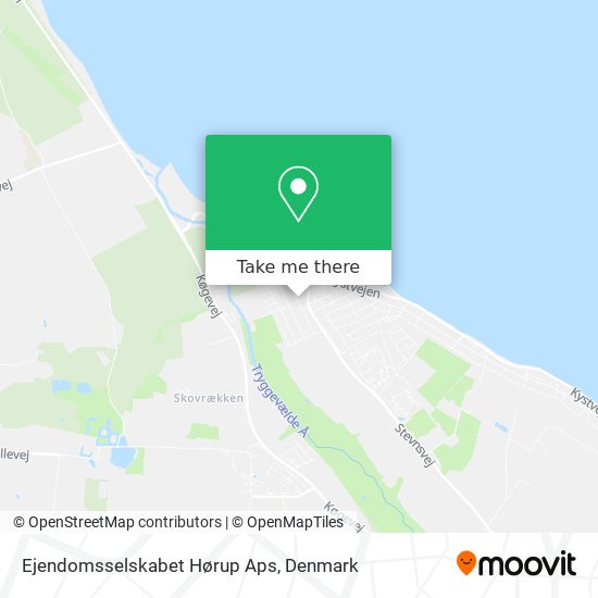 Ejendomsselskabet Hørup Aps map