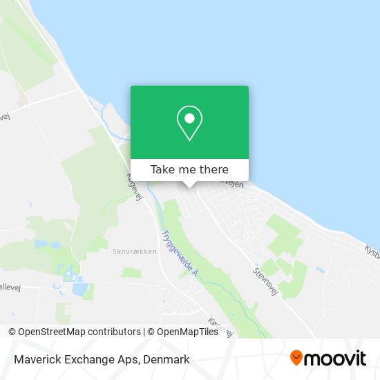 Maverick Exchange Aps map