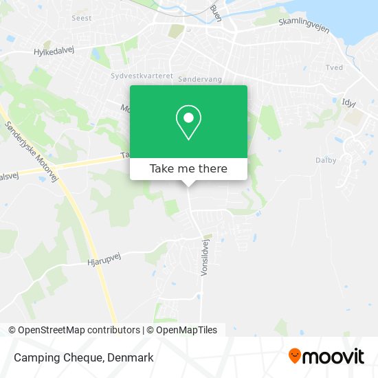 Camping Cheque map