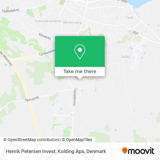 Henrik Petersen Invest, Kolding Aps map