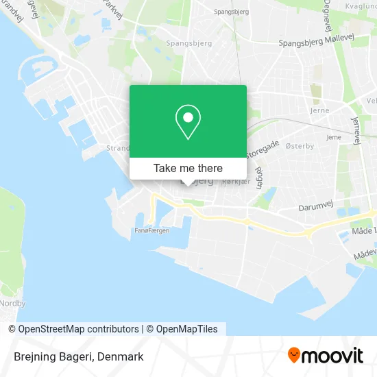 Brejning Bageri map