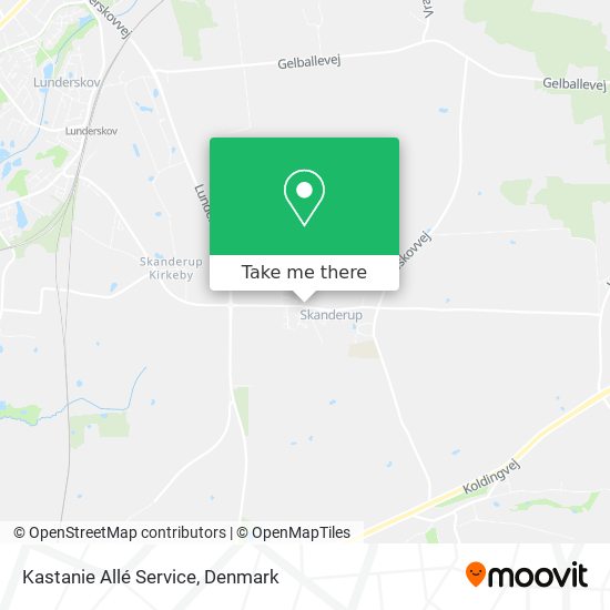 Kastanie Allé Service map