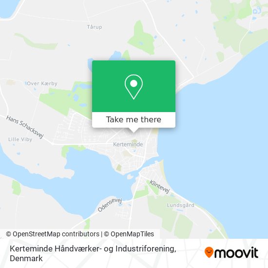 Kerteminde Håndværker- og Industriforening map