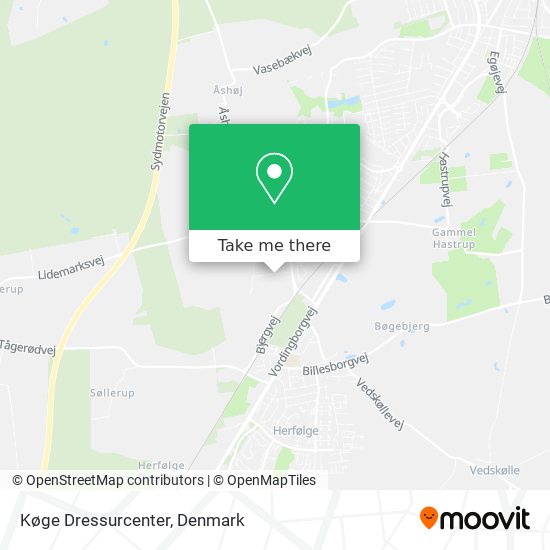 Køge Dressurcenter map