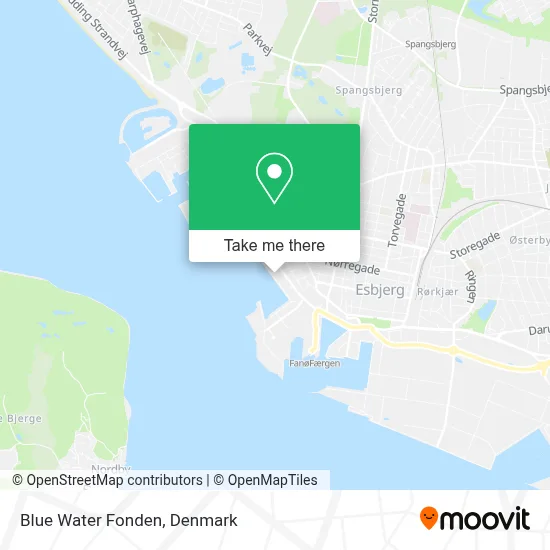 Blue Water Fonden map