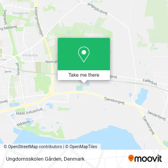 Ungdomsskolen Gården map