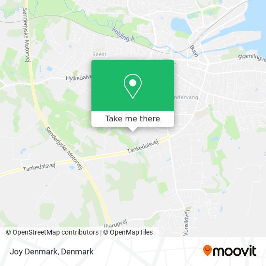 Joy Denmark map