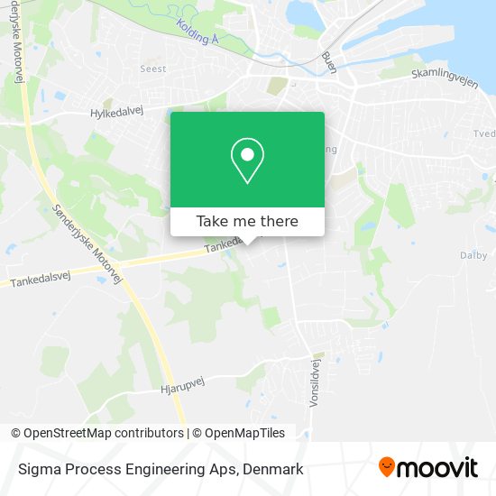 Sigma Process Engineering Aps map
