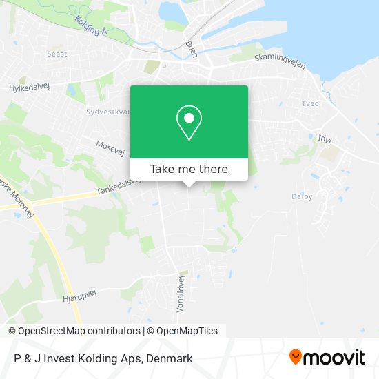 P & J Invest Kolding Aps map