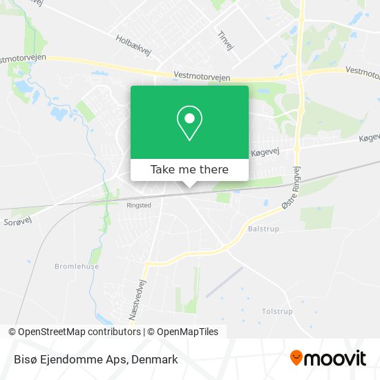 Bisø Ejendomme Aps map