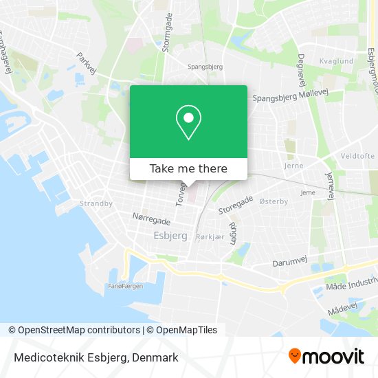 Medicoteknik Esbjerg map