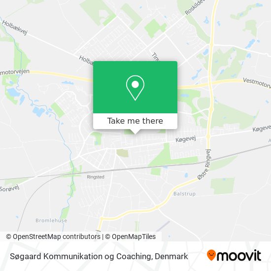 Søgaard Kommunikation og Coaching map