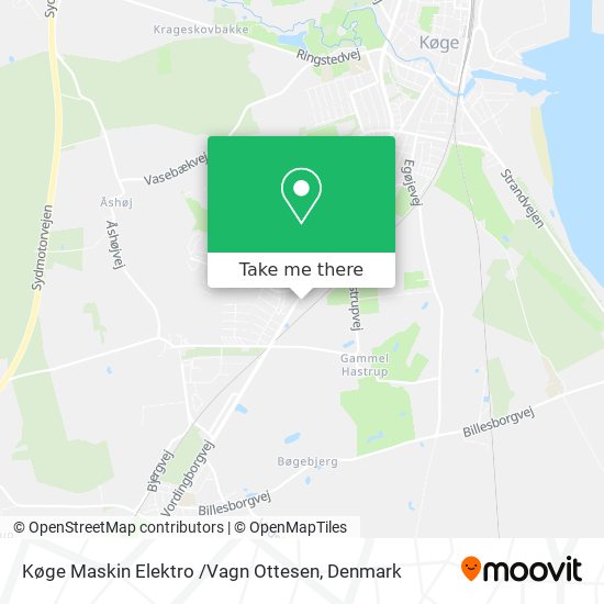 Køge Maskin Elektro /Vagn Ottesen map