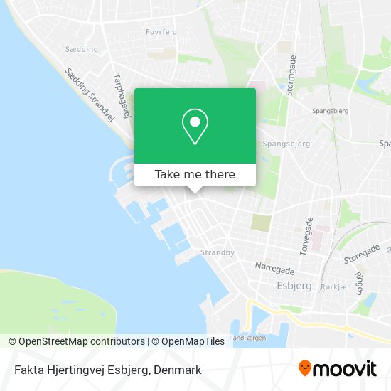 Fakta Hjertingvej Esbjerg map