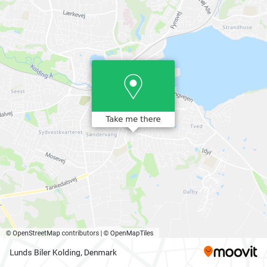 Lunds Biler Kolding map