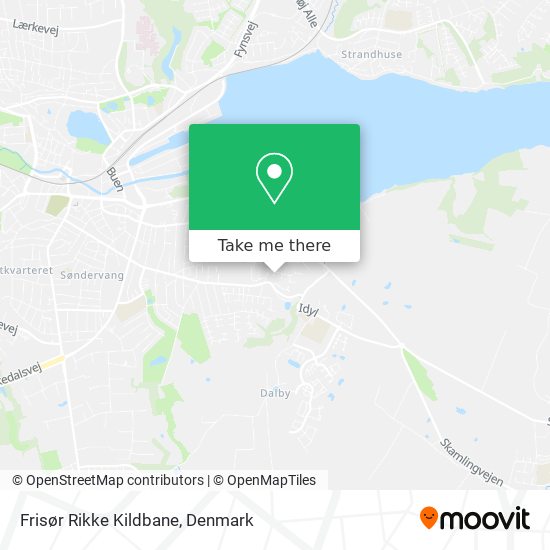 Frisør Rikke Kildbane map