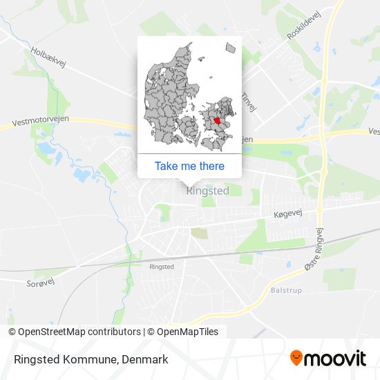 Ringsted Kommune map