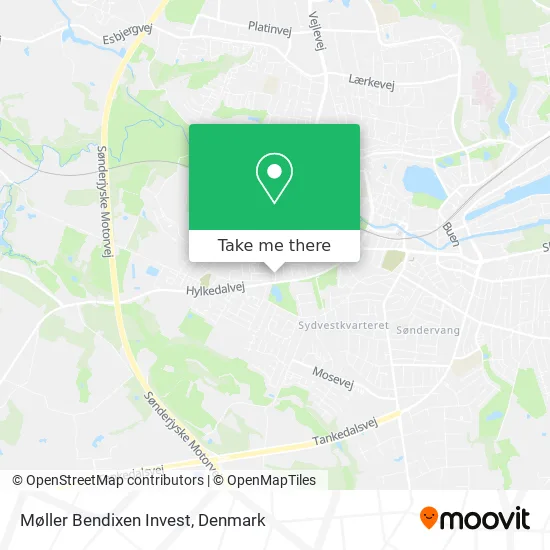 Møller Bendixen Invest map