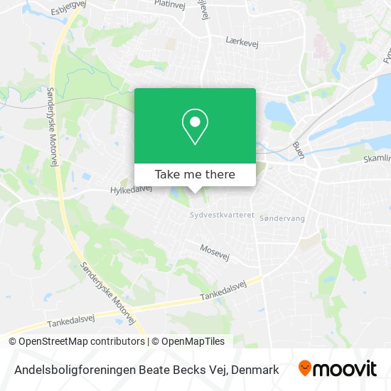 Andelsboligforeningen Beate Becks Vej map