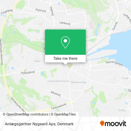 Anlægsgartner Nygaard Aps map