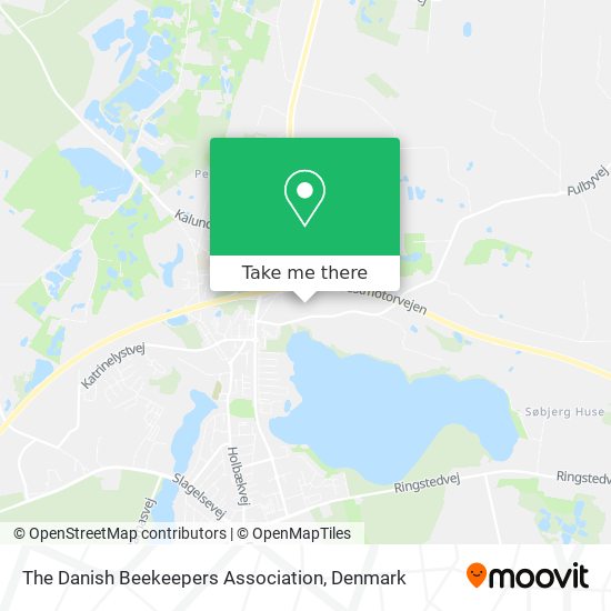 The Danish Beekeepers Association map