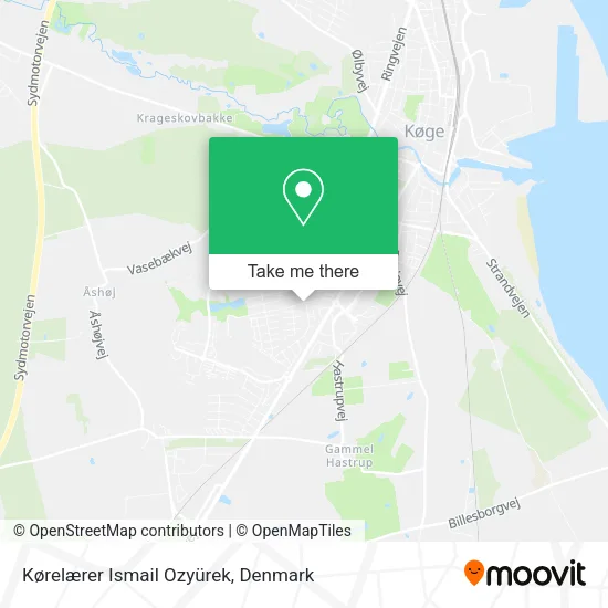 Kørelærer Ismail Ozyürek map
