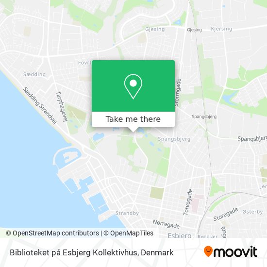 Biblioteket på Esbjerg Kollektivhus map