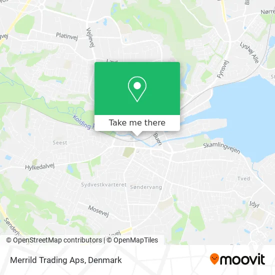 Merrild Trading Aps map